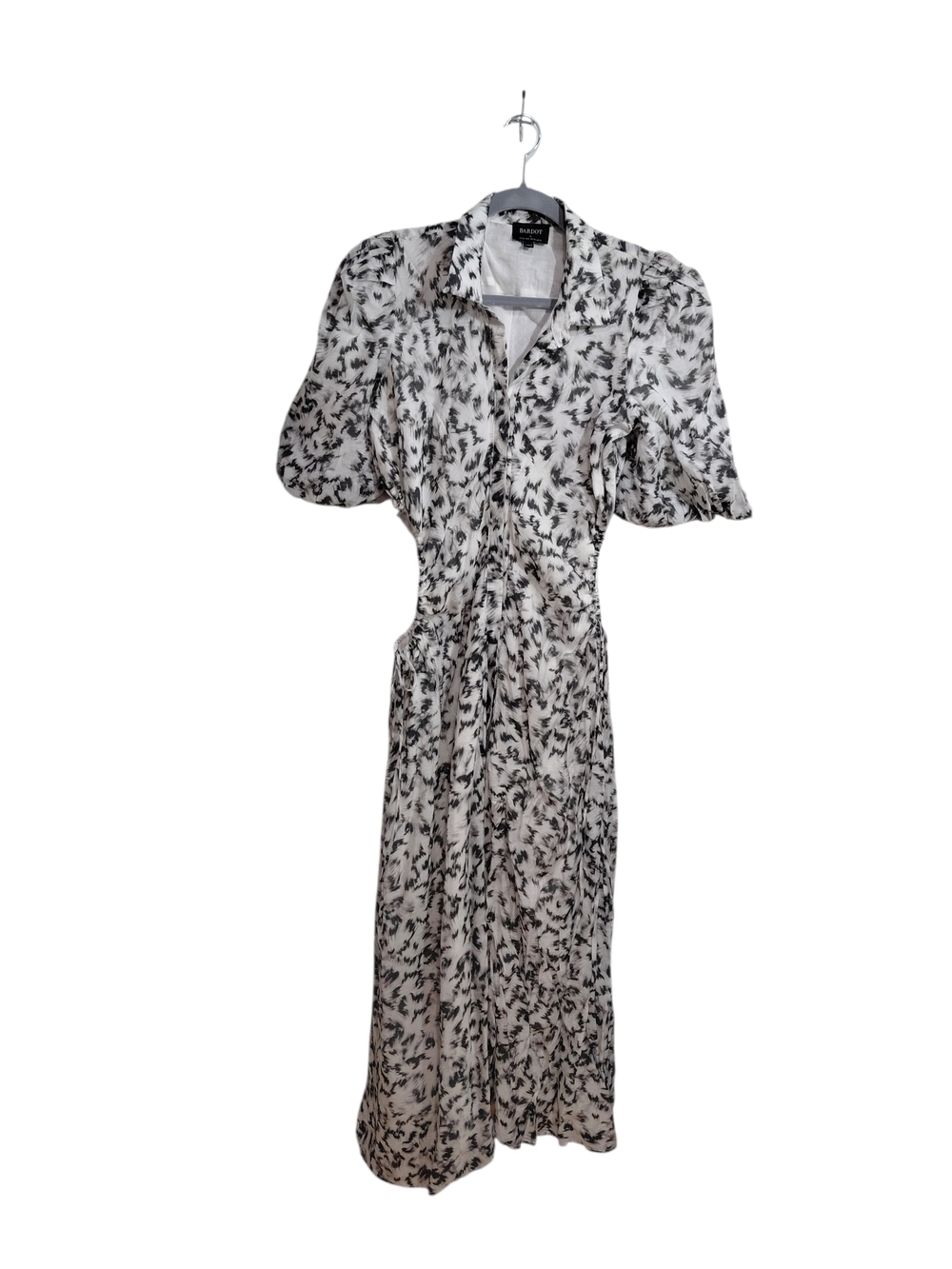 Bardot Black and White Floral Maxi Dress